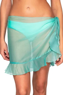 Sunsets Mint Short and Sweet Skirt