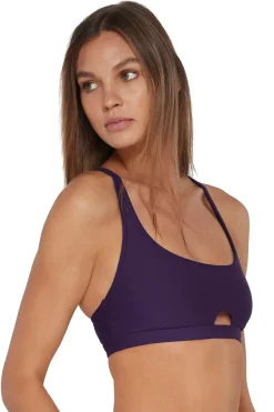 Sunsets Paradise Plum Brandi Bralette Top