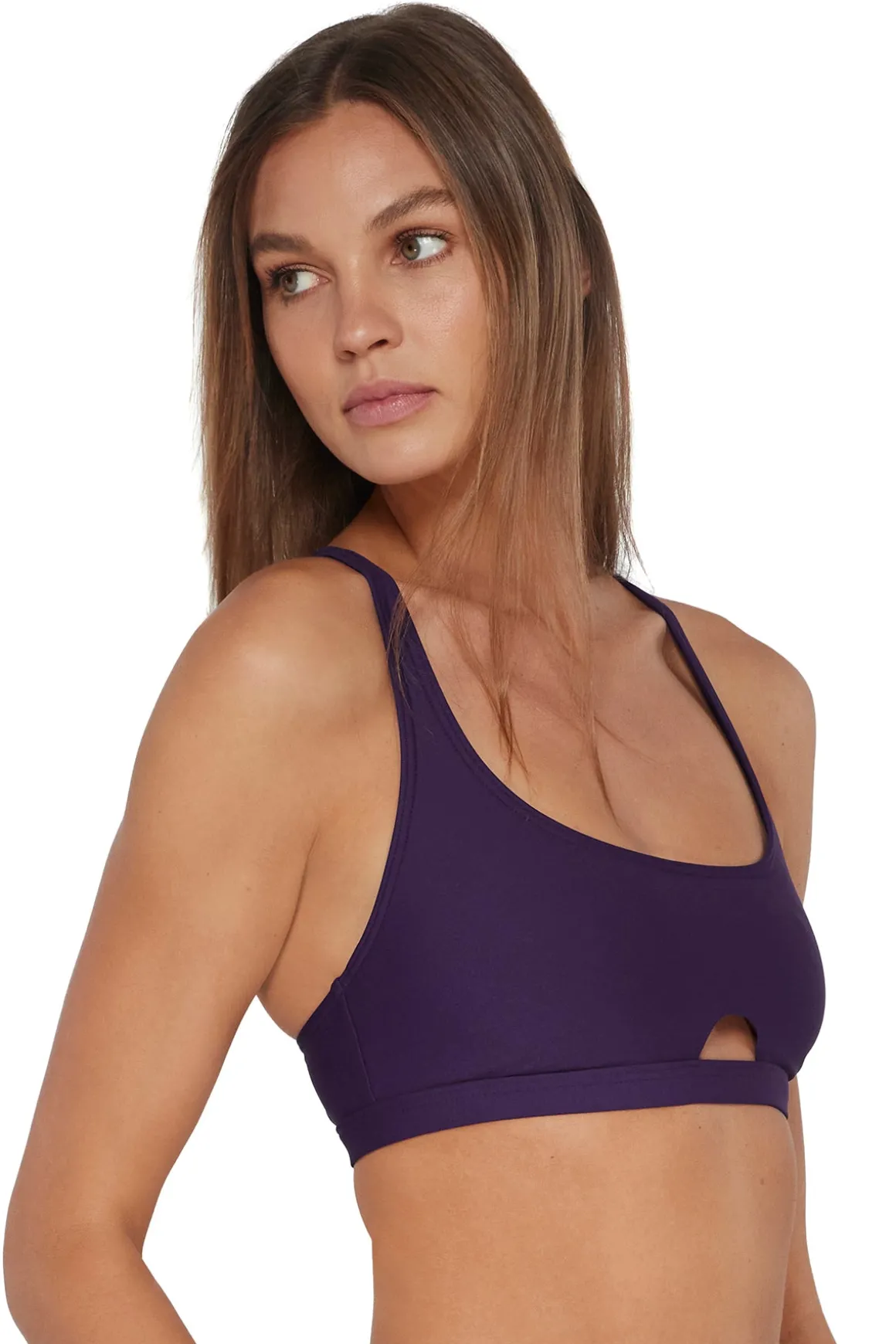Sunsets Paradise Plum Brandi Bralette Top