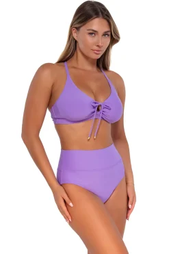 Sunsets Passion Flower Hannah High Waist Bottom