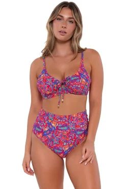 Sunsets Rue Paisley Hannah High Waist Bottom