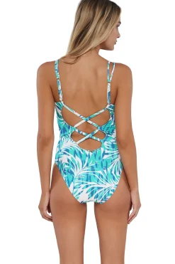 Sunsets Sea Breeze Sandbar Rib Veronica One Piece