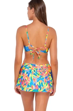 Sunsets Shoreline Petals Sporty Swim Skirt