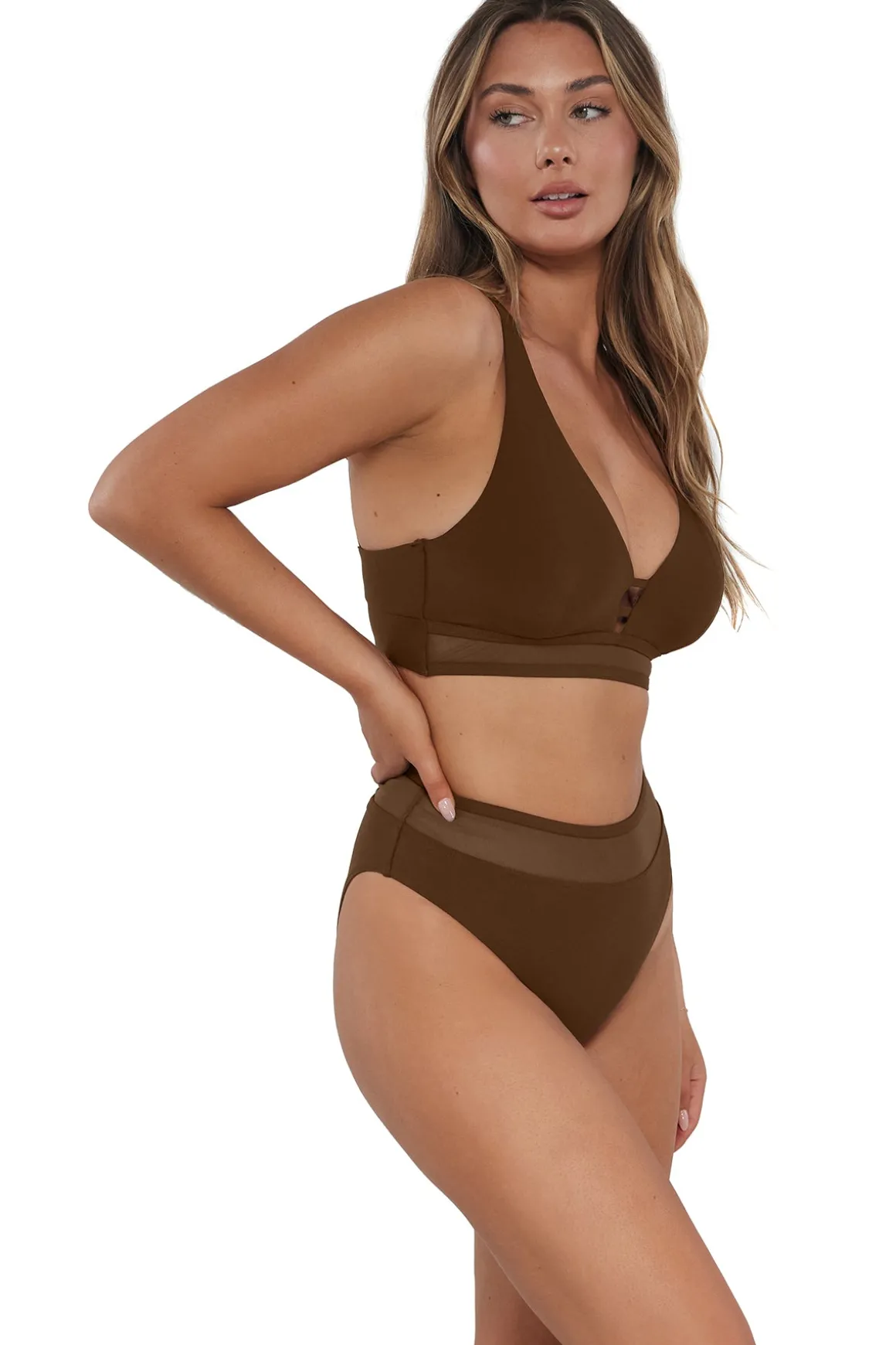 Sunsets Tiki Brown Danica Top