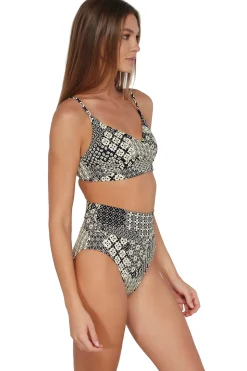 Sunsets Venice Seagrass Texture Lyla Bralette Top