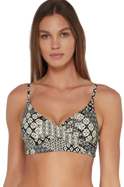 Sunsets Venice Seagrass Texture Lyla Bralette Top