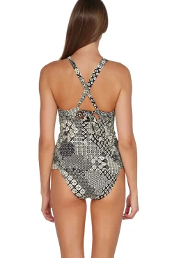 Sunsets Venice Seagrass Texture Mia Tankini Top
