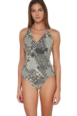 Sunsets Venice Seagrass Texture Mia Tankini Top